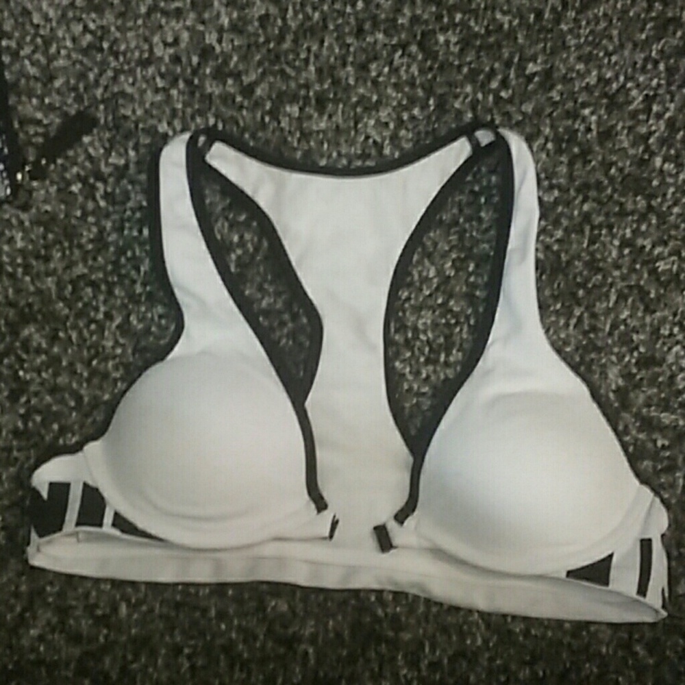 PINK sporty racer back 34A